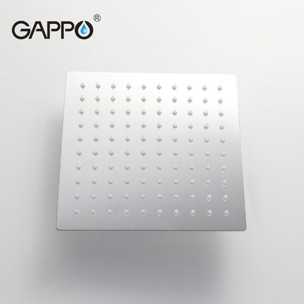 Лейка GAPPO G28 "Тропический душ" 200мм Нерж сталь