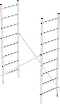 Комплект для наращ НВ3410 Алюм НОВАЯ ВЫСОТА 2*8 ступ 3420208НВ