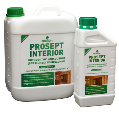 Антисептик для внутренних работ 5 л концентрат 1:10 ПРОСЕПТ INTERIOR