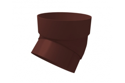 Колено трубы 45 град.шоколадное RAL 8017 Grand Line