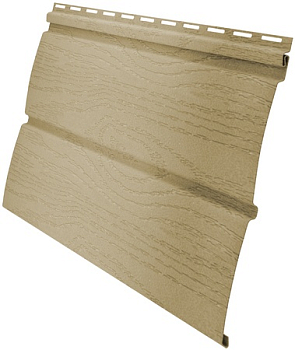 Сайдинг Блок-Хаус (0,272 х 3,00) S=0.73 м2 Grand Line Standart ванильный (22 шт.уп)