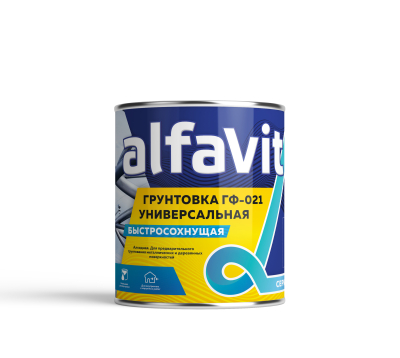 Грунтовка ГФ-021 серый 20кг АLFAVIT
