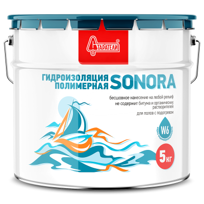 Гидроизоляция полимерная SONORA 5кг Старатели