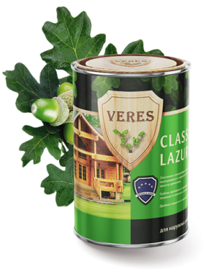 Пропитка Верес Классик Лазура №3 тик 9л (1)