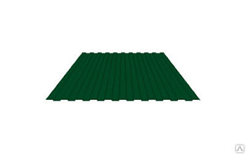 Лист профилированный зеленый С 8 2000х1200 мм ПЭ-6005-0,5 лист- 2,4 м2
