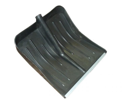 Лопата снеговая пластмассовая «Ледок»500*3750 мм. черная без черенка