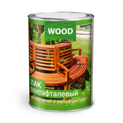 Лак пентафталевый высокоглянцевый 3 л FARBITEX ПРОФИ  WOOD
