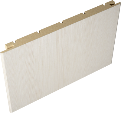 Дверной добор экошпон телескопический Дуб белый 150х10х2150 VELLDORIS