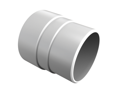 Муфта трубы соединительная белая Д 124 мм Vinil- On