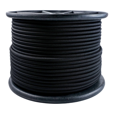 Шнур резин. 8 мм 24 пр. черный (100 м)