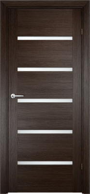 Дверь 01.15.09 (800*2000) дуб оскуро, Сатинато матовое с 2-х сторон
