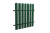 Штакетник Стандарт М-образный фигурный 100*1500 мм металл ПЭ-6005 зеленый НЕКОНДИЦИЯ