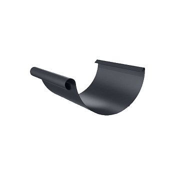 Желоб полукруглый 3000 ф125 ПЭ (Ral 7024 графит) ЭКО