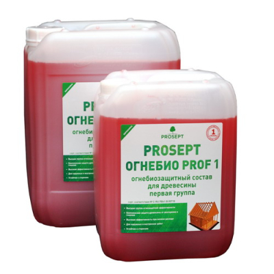 Огнебиозащитный состав 1 группа гот.сост., 20л (25 кг) ПРОСЕПТ ОГНЕБИО PROF-1
