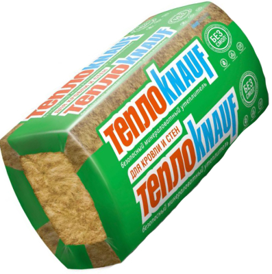 Утеплитель Кнауф Тепло-3вукоиол.036 Плита кровля,стена (1230х610х50 мм )  уп.- 8шт. 6 м2 ; 0,6 м3