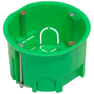 Коробка Hegel монтажная установочн д/пол.ст 68*45мм с метал.зажим КУ1202