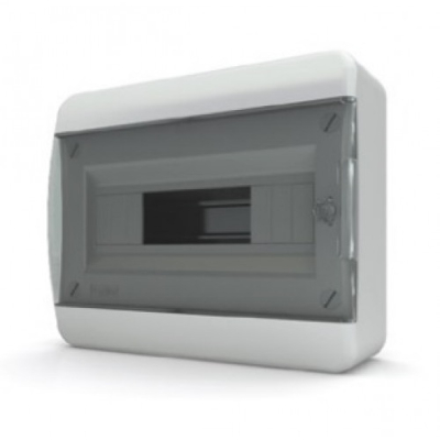 Щит навесной 18 мод. IP41, прозрачная черная дверца CNK 40-18-1