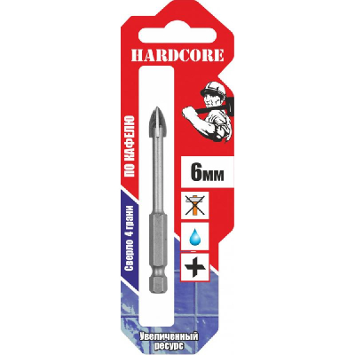 Сверло по кафелю и стеклу 10 мм, 