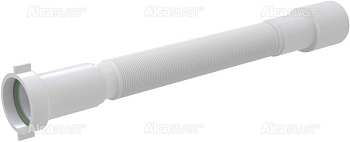 Гофрированная труба ALCA PLAST  1 1/2*40/50 длина от 360 до 820мм, с гайкой 