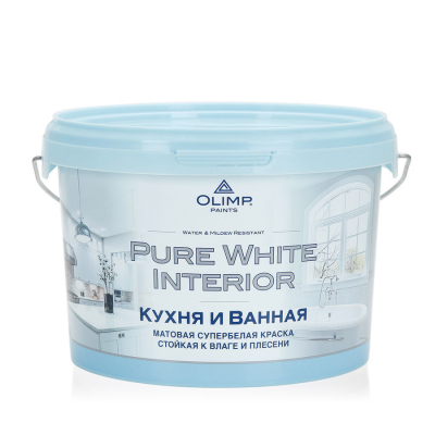 Краска для кухонь и ванных комнат Olimp 2,5 л