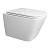 Унитаз подвесной AZARIO TERAMO 340х490х350 безободковый, слив "Торнадо", в комплекте с сидением микр