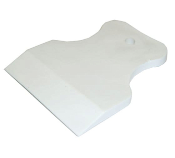 Шпатель резиновый 80мм белый "КЕДР" 139-0003