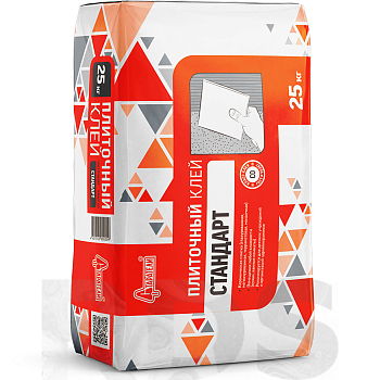 Клей плиточный Стандарт 25 кг Старатели (63 шт)
