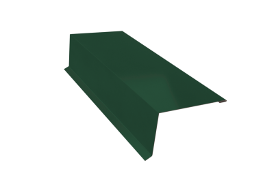 Планка торцевая зеленый 100х100х2000 мм ПЭ-6005 ЭКО