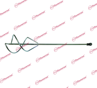 Миксер 60 * 400 мм для смесей хромированная сталь, Политех, арт.1090006