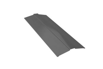 Планка конька плоского графит 150х150х2000 мм ПЭ-7024