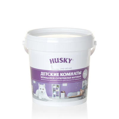 Краска для детских комнат HUSKY 0,9 л