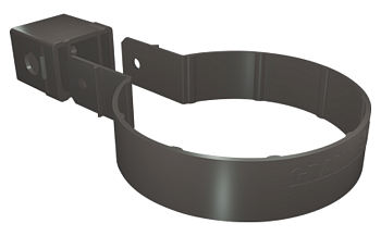 Хомут трубы ПВХ Kliker Premium  графит RAL 7024 Grand Line