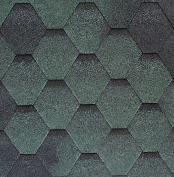 Черепица Roofshield Фемили ЭкоЛАЙТ зеленый с отливом (1 уп- 3 м2)