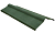 Конек  для ондулина зеленый 1000х250х250 мм