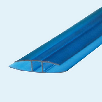 Профиль соед. Н 4мм  L=6м синий ЮГ