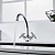 Смеситель для раковины с поворотным изливом Decoroom DR53012, двухвентильный, хром