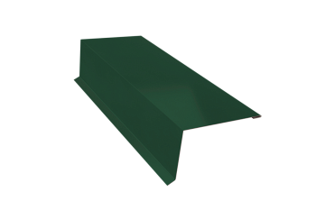 Планка торцевая зеленый 100х100х2000 мм ПЭ-6005 ЭКО
