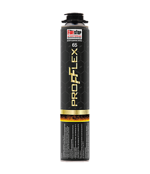 Пена монтажная проф. противопожарная PROFFLEX FireStop 65 (850мл)