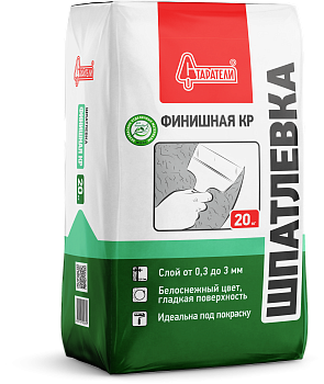 Шпатлевка финишная КР полимерная белая 20кг Старатели (77 шт)