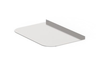 Лист предтопочный 1000х500 мм зерк. нерж. 0,5мм