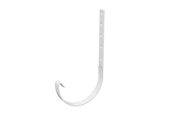 Держатель желоба ф125 мм (Ral 9003 белый) ЭКО 170 мм