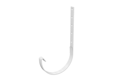 Держатель желоба ф125 мм (Ral 9003 белый) ЭКО