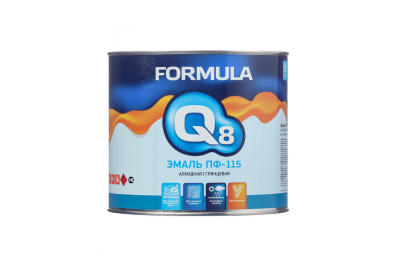 Эмаль ПФ-115 голубая 1,8 кг Formula Q8