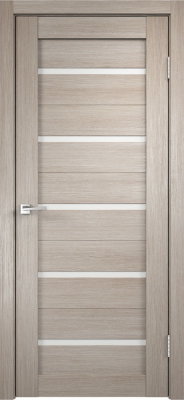 Дверь DUPLEX со стеклом (800*2000) Капучино VELLDORIS