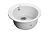 Мойка мрамор GranFest Rondo GF-R-520 D=520 мм Иней