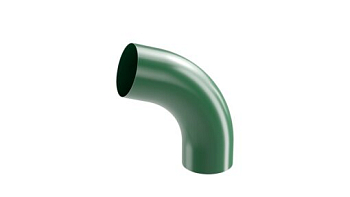 Колено трубы 55 ф100мм ПЭ (Ral 6005 зеленый) ЭКО