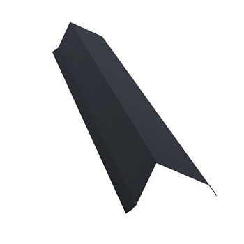 Планка торцевая графит 100*100*2000 мм ПЭ-7024 ЭКО