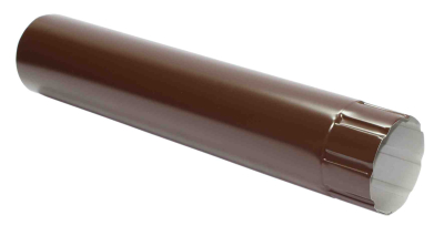 Труба круглая ф90 1000 мм ПЭ (Ral 8017 коричневый) ЭКО