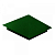 Колпак на столб для забора "Тип 1" 400*400 ПЭ (RAL 6005 (зеленый)) НА ЗАКАЗ ОТ 10 ДНЕЙ