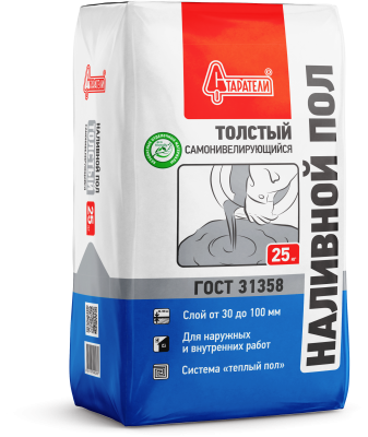 Пол наливной толстый 30-80мм 25кг Старатели